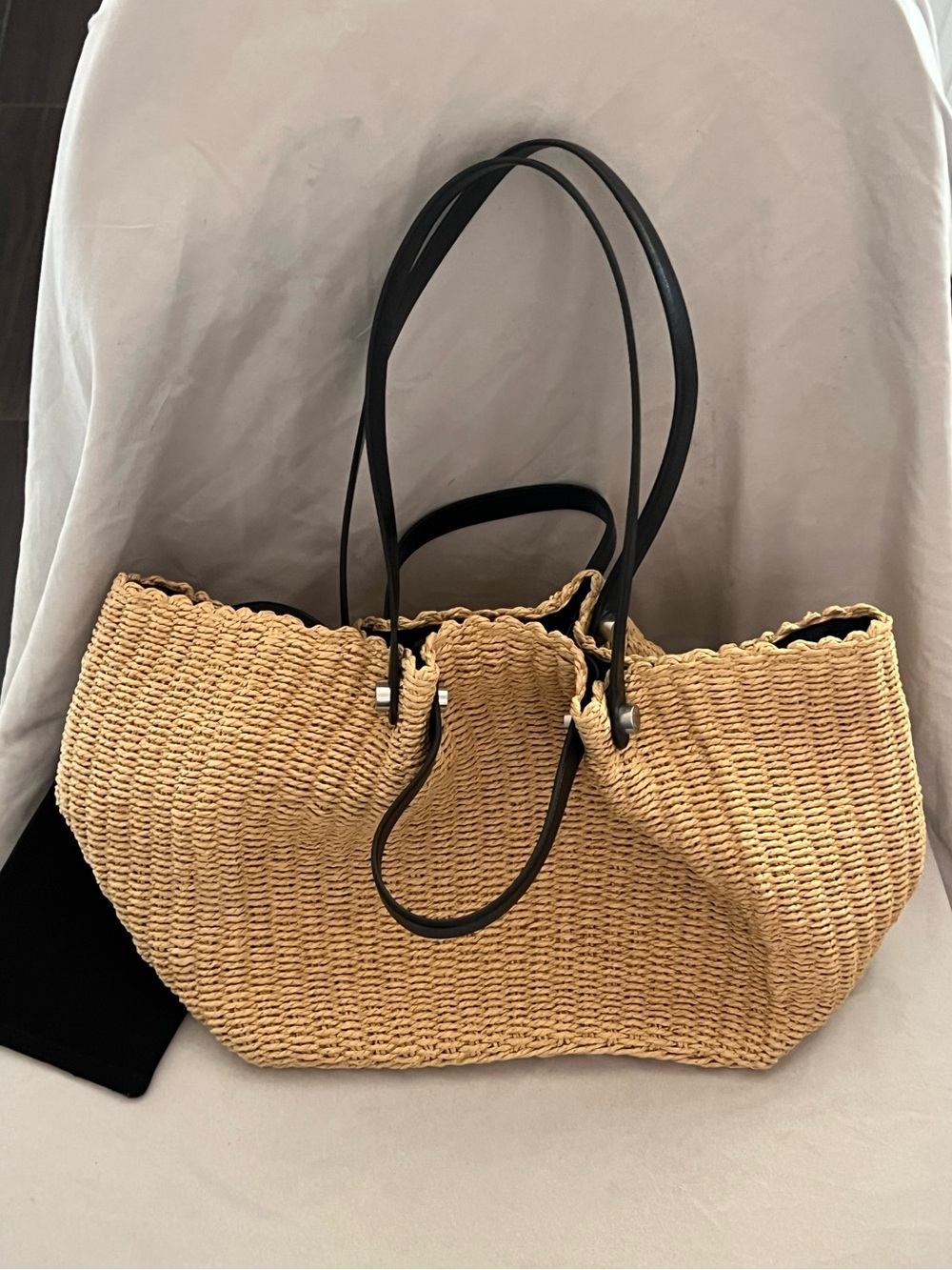 AllSaints ALLINGTON WOVEN TOTE BAG $199 NEW - Picture 2 of 10